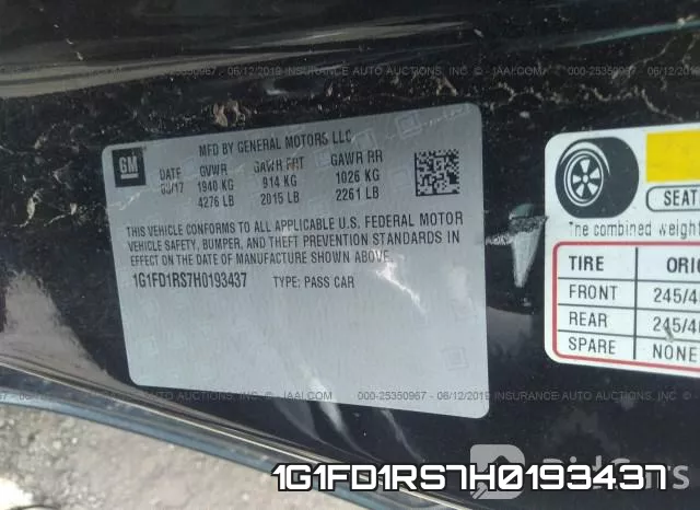 1G1FD1RS7H0193437 фото 10