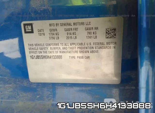 1G1JB5SH6H4133888 фото 10