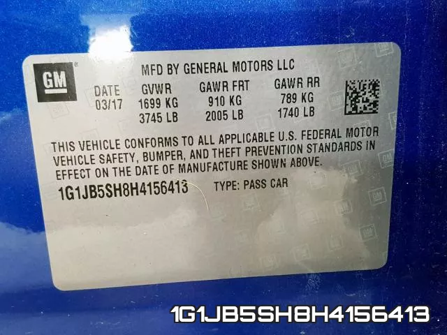 1G1JB5SH8H4156413 фото 2