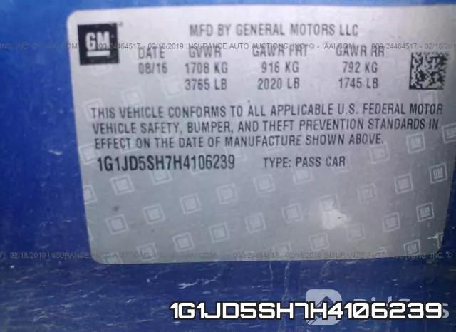1G1JD5SH7H4106239 фото 10