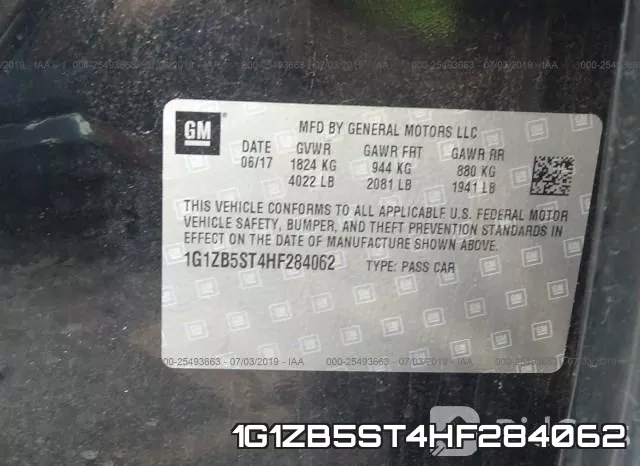 1G1ZB5ST4HF284062 фото 10