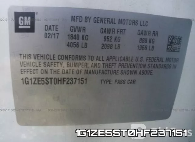1G1ZE5ST0HF237151 фото 10