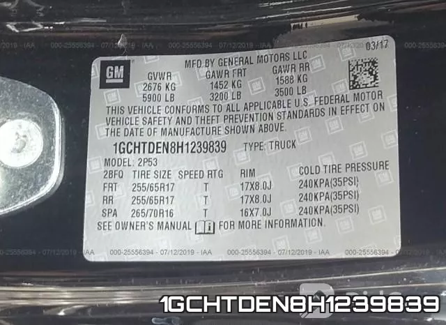 1GCHTDEN8H1239839 фото 10