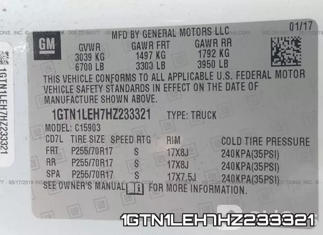 1GTN1LEH7HZ233321 фото 10