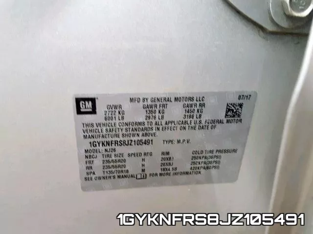 1GYKNFRS8JZ105491 фото 2