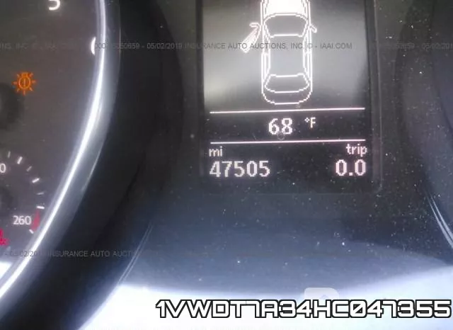 1VWDT7A34HC047355 фото 8