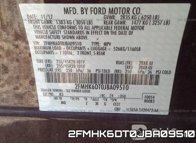 2FMHK6DT0JBA09510 фото 10