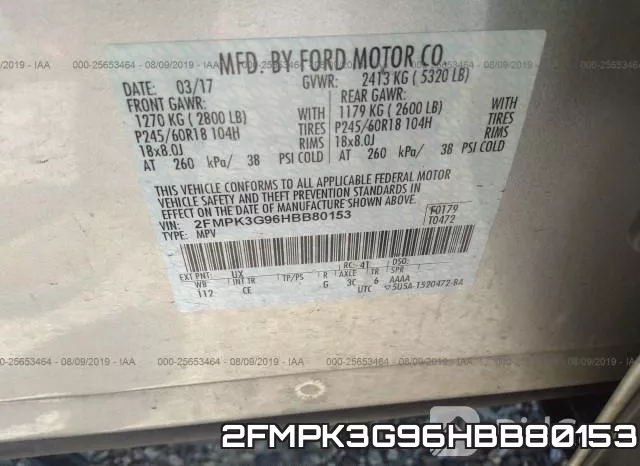 2FMPK3G96HBB80153 фото 10
