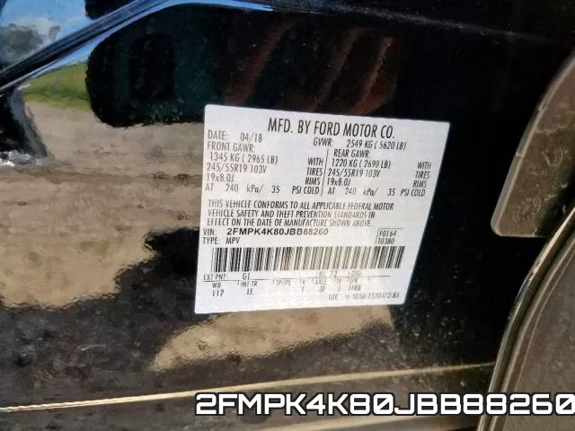 2FMPK4K80JBB88260 фото 2