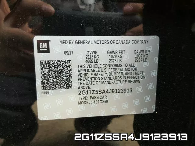 2G11Z5SA4J9123913 фото 2