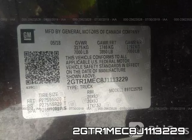 2GTR1MEC8J1113229 фото 10