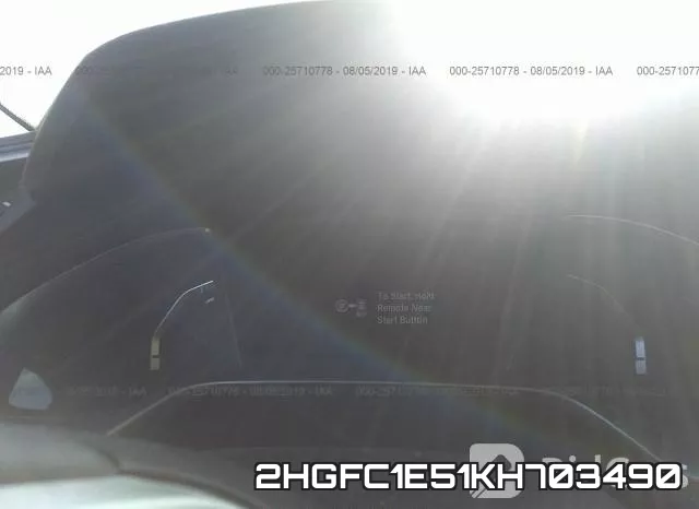 2HGFC1E51KH703490 фото 8