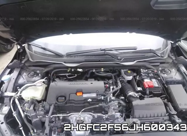 2HGFC2F56JH600343 фото 2