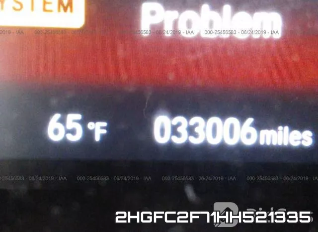 2HGFC2F71HH521335 фото 8