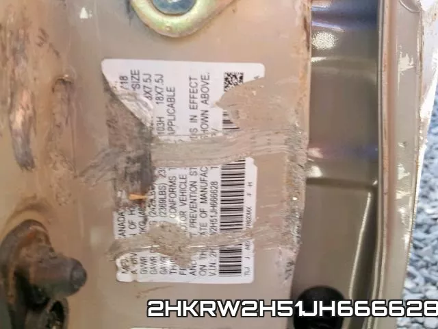 2HKRW2H51JH666628 фото 2