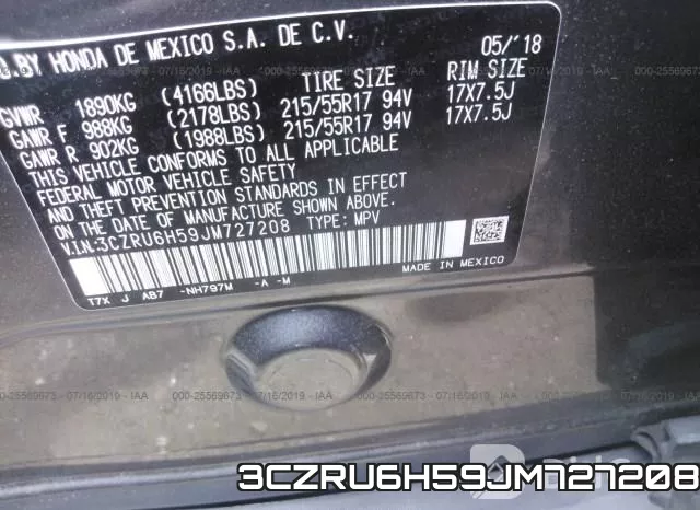 3CZRU6H59JM727208 фото 10