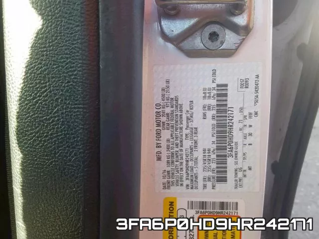 3FA6P0HD9HR242171 фото 2
