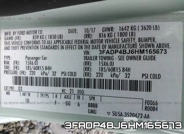 3FADP4BJ6HM165673 фото 10