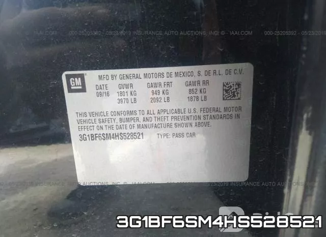 3G1BF6SM4HS528521 фото 10