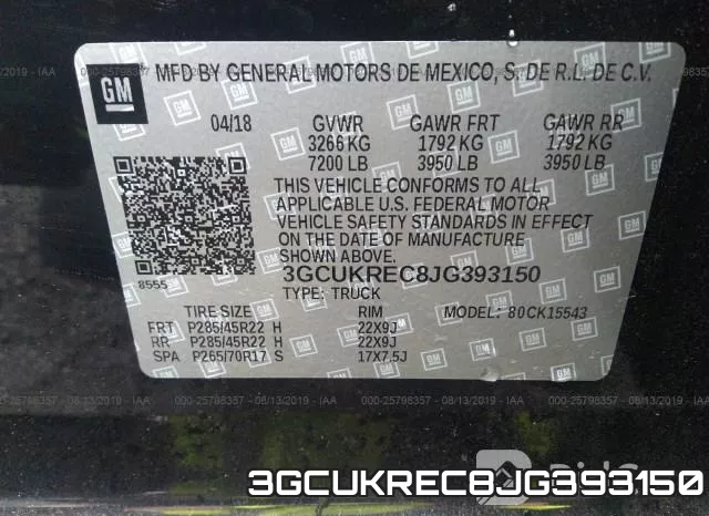 3GCUKREC8JG393150 фото 10