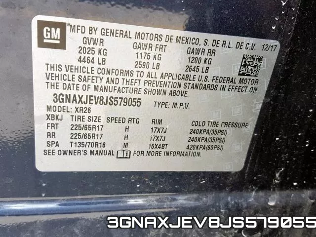 3GNAXJEV8JS579055 фото 2