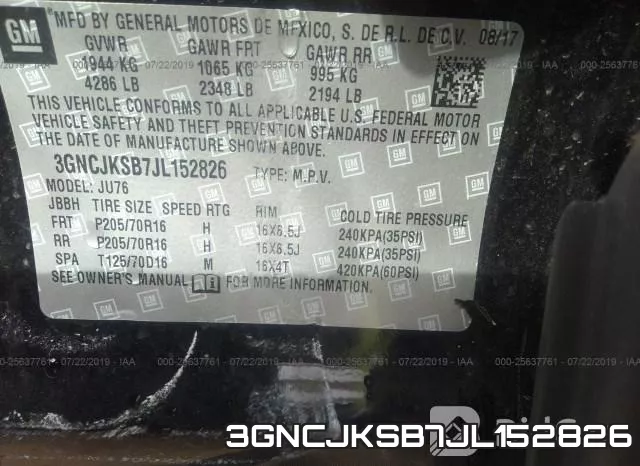 3GNCJKSB7JL152826 фото 9