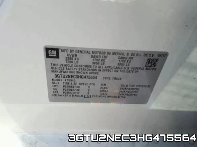 3GTU2NEC3HG475564 фото 2