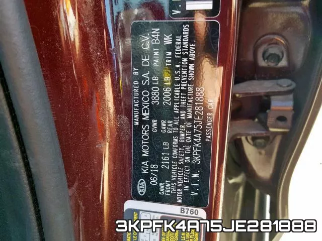 3KPFK4A75JE281888 фото 2