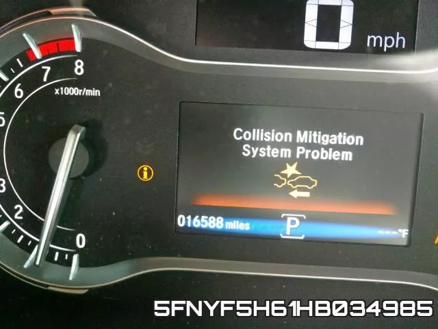5FNYF5H61HB034985 фото 9