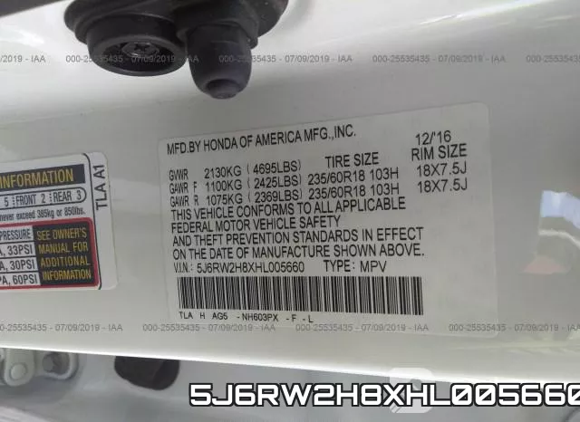 5J6RW2H8XHL005660 фото 10
