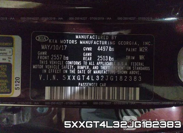 5XXGT4L32JG182383 фото 10