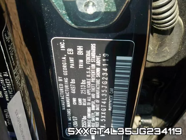 5XXGT4L35JG234119 фото 2