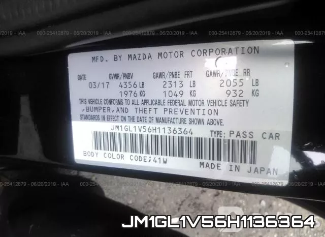 JM1GL1V56H1136364 фото 10
