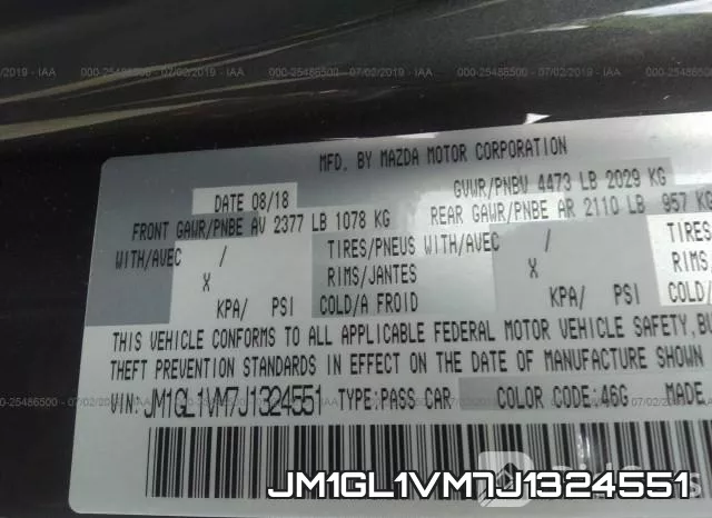 JM1GL1VM7J1324551 фото 9