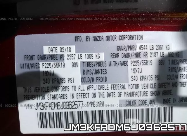JM3KFADM6J0362577 фото 10