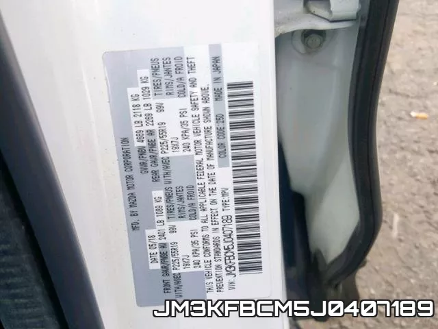 JM3KFBCM5J0407189 фото 2