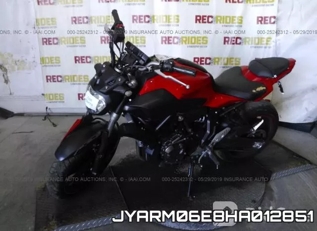 JYARM06E8HA012851 фото 3