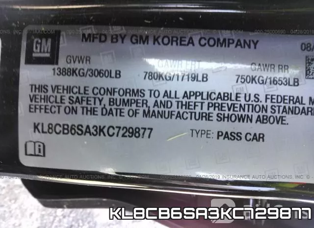 KL8CB6SA3KC729877 фото 10