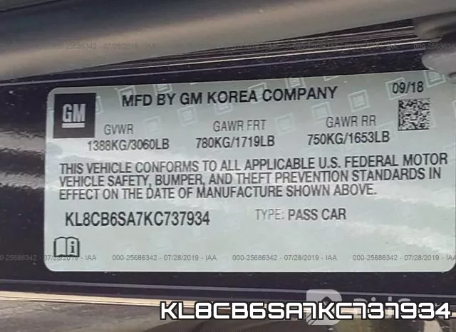 KL8CB6SA7KC737934 фото 10