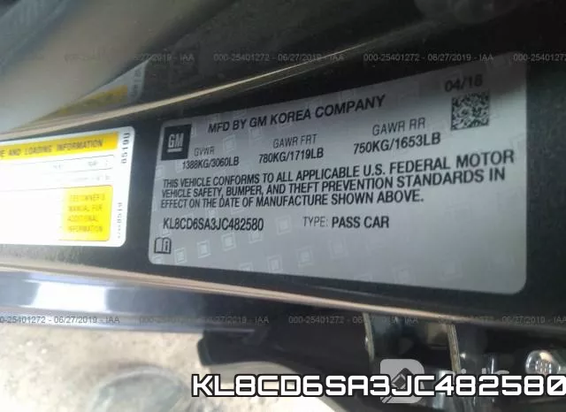 KL8CD6SA3JC482580 фото 10