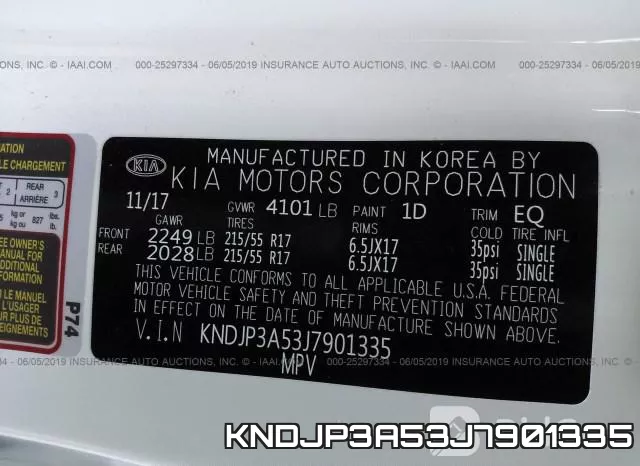 KNDJP3A53J7901335 фото 10