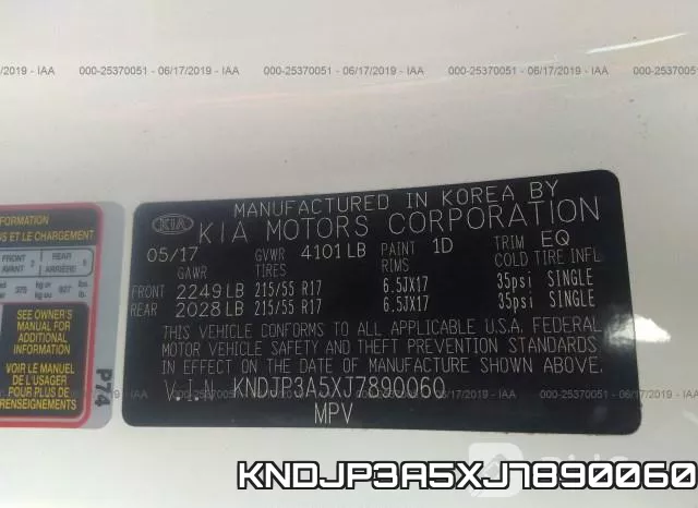 KNDJP3A5XJ7890060 фото 10