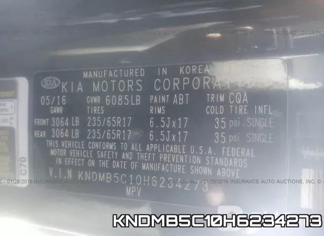 KNDMB5C10H6234273 фото 10