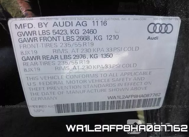 WA1L2AFP8HA087762 фото 10
