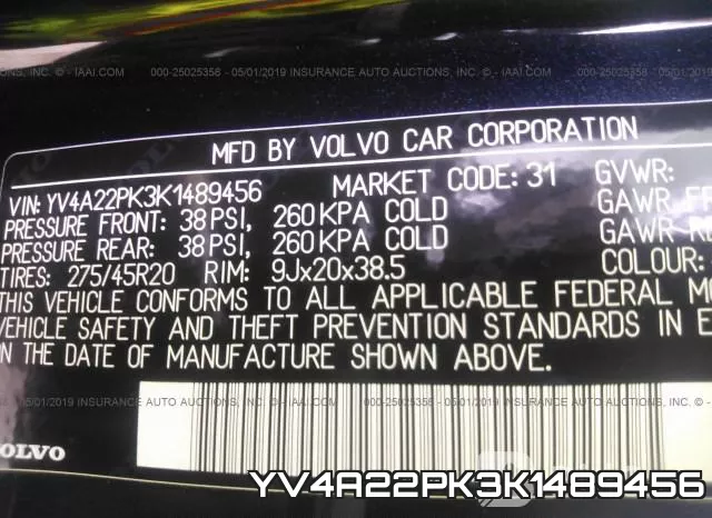 YV4A22PK3K1489456 фото 10