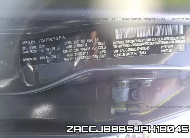 ZACCJBBB5JPH18045 фото 9
