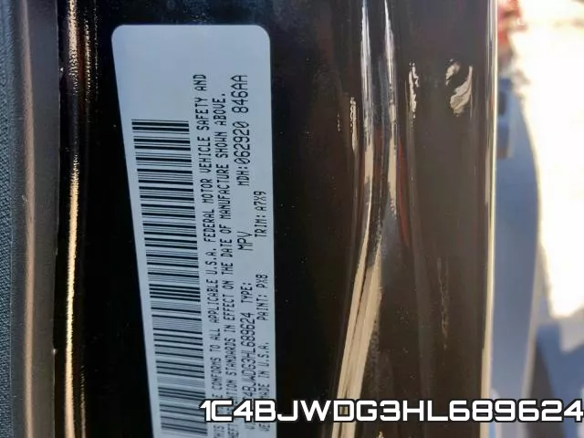 1C4BJWDG3HL689624 фото 2