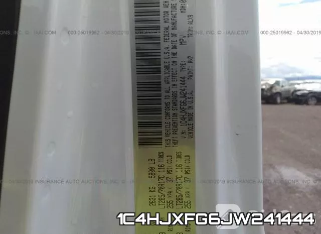 1C4HJXFG6JW241444 фото 10