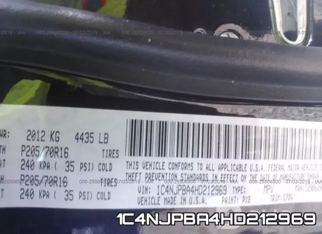 1C4NJPBA4HD212969 фото 10