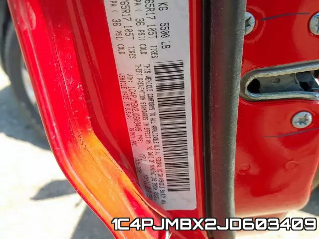 1C4PJMBX2JD603409 фото 2